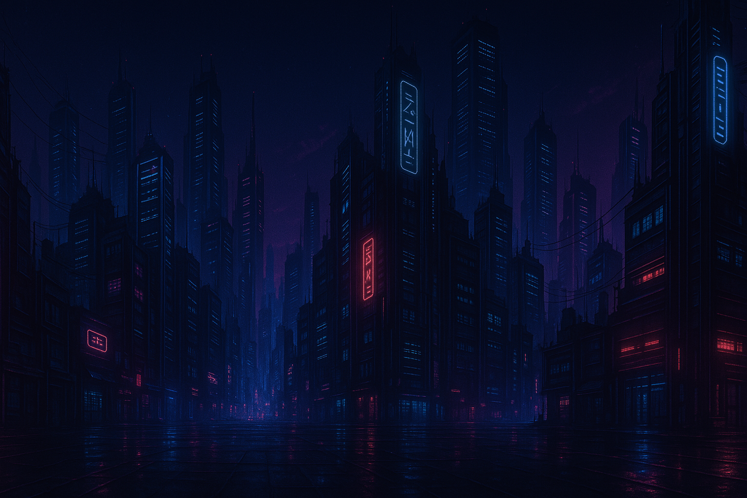 Cyberpunk background